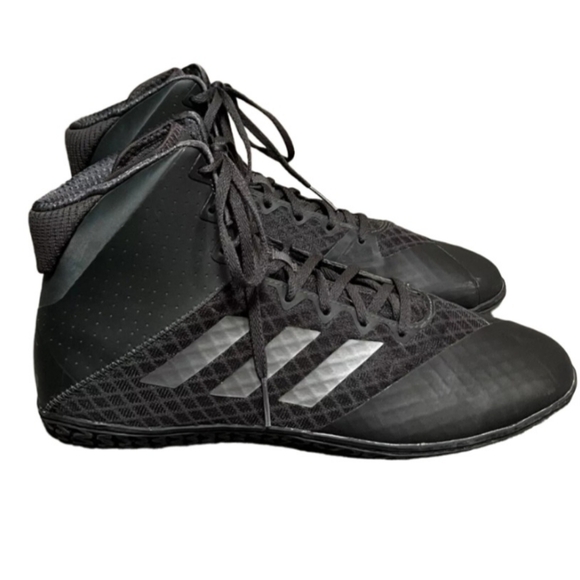 adidas Other - Adidas Shoes Men's Size 9 Mat Wizard 4 Carbon Black AC6971 Wrestling High Top